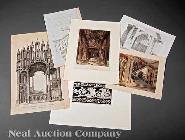 Appraisal: A Group of Antique Prints including four prints from John