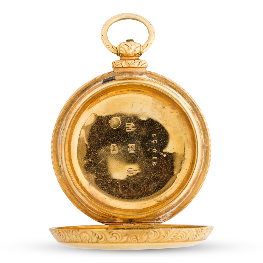 Appraisal: AN EIGHTEEN KARAT POCKET WATCH CASE An eighteen karat pocket