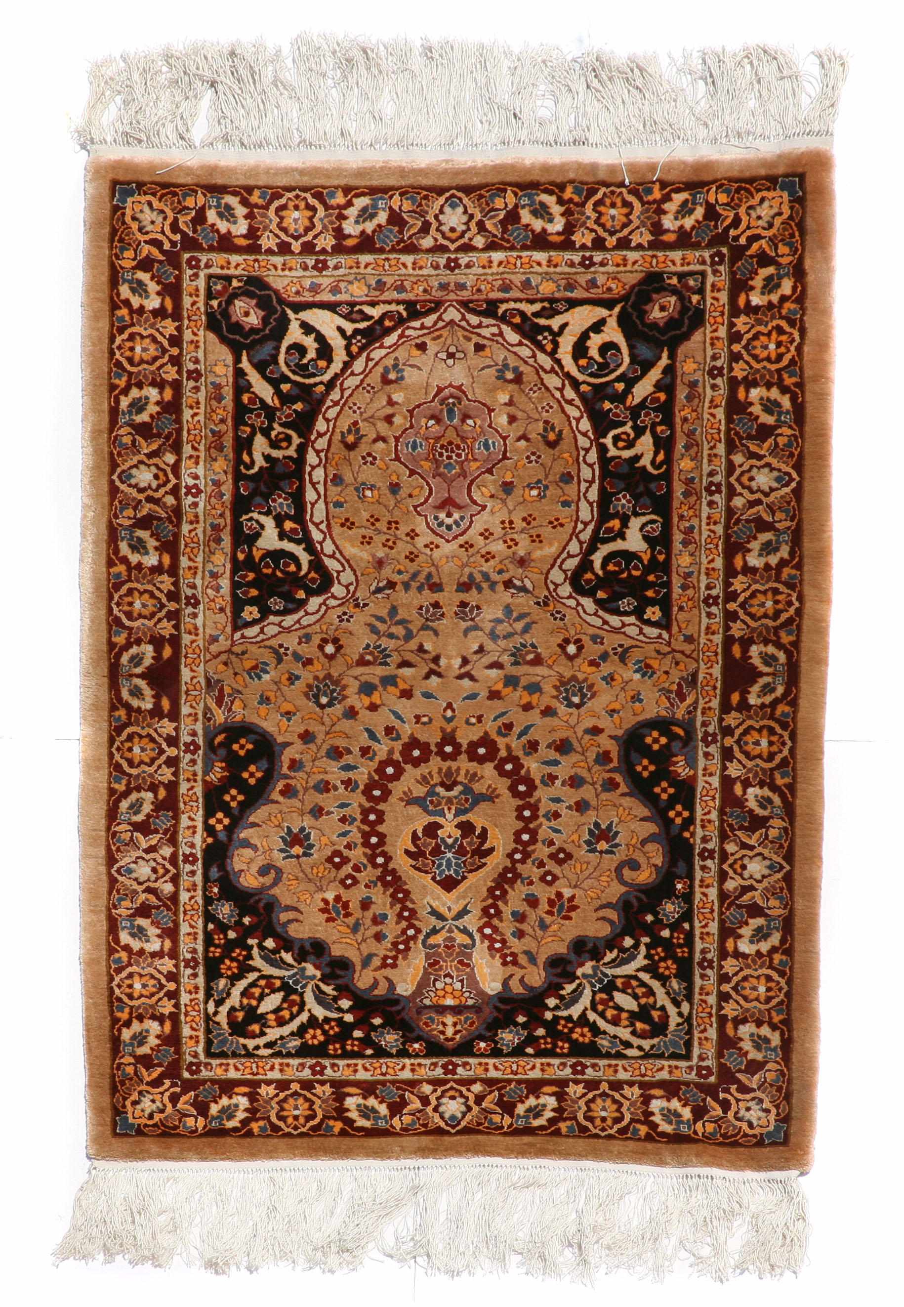 Appraisal: A Chinese rug size approximately ft in x ft in