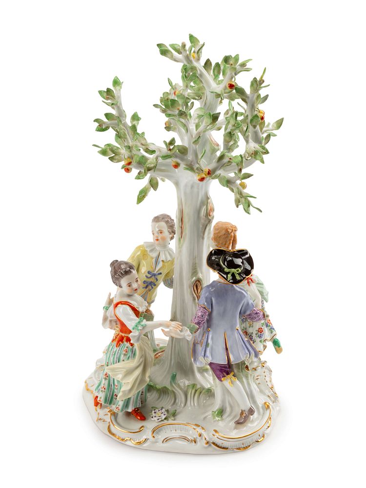 Appraisal: A Meissen Porcelain Figural Group A Meissen Porcelain Figural Group