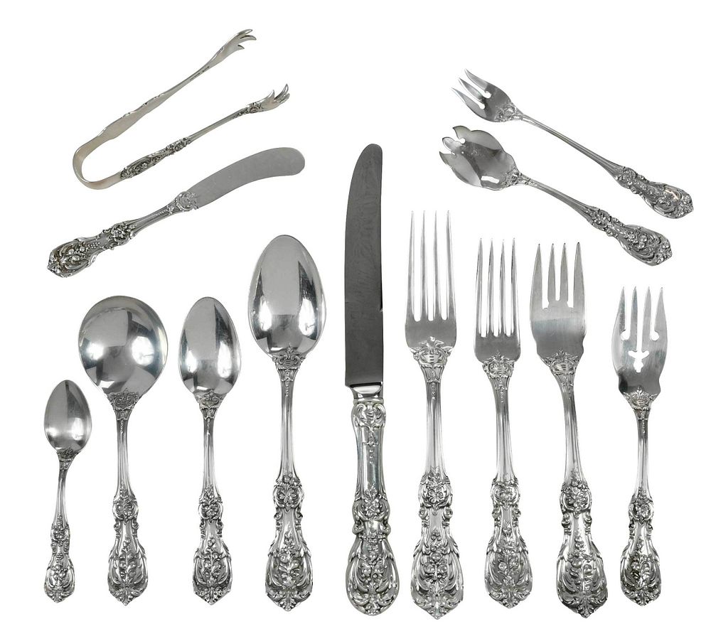 Appraisal: Reed Barton Francis I Sterling Flatware Pieces American th century