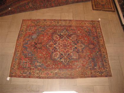 Appraisal: Heriz carpet northwest persia circa - ft in x ft