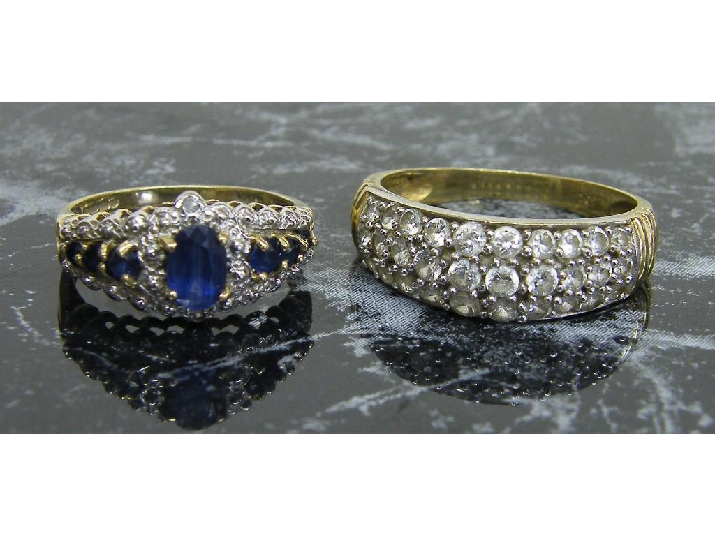 Appraisal: Two ct dress rings gm