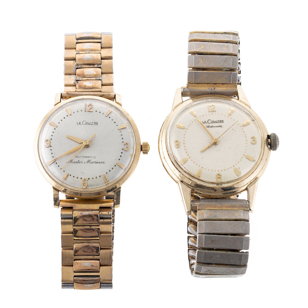 Appraisal: A Pair of Gent's Le Coultre Watches in K K