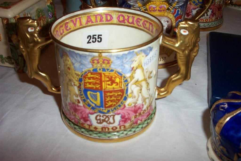 Appraisal: A Paragon limited edition loving cup commemorating the Coronation -