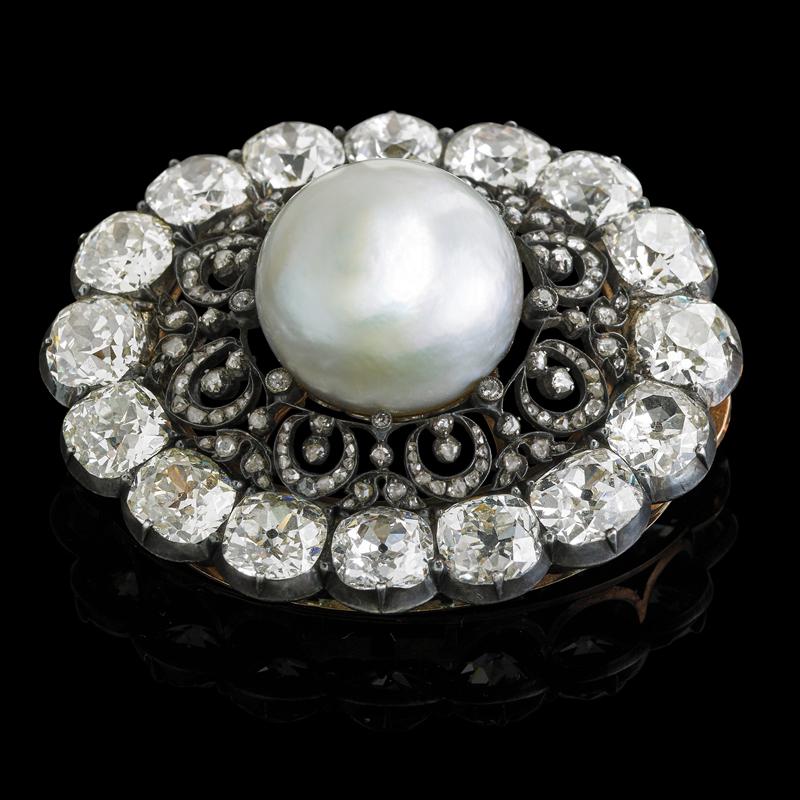 Appraisal: LARGEST KNOWN NEAR-ROUND NATURAL SALTWATER PEARL LARGEST KNOWN NEAR-ROUND NATURAL