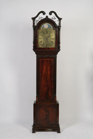 Appraisal: A GEORGE III MAHOGANY LONGCASE CLOCK by Barwise of Cockermouth