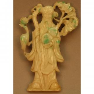 Appraisal: Antique Chinese Jadeite Carved Figure Height in