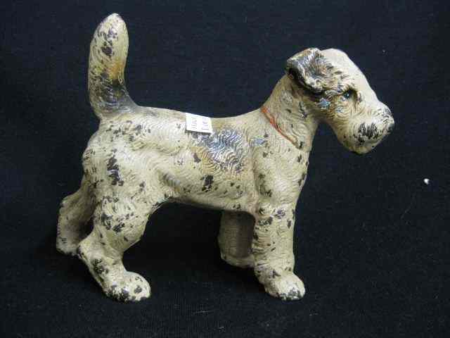 Appraisal: Cast Iron Figural Doorstop of a Terrier ''