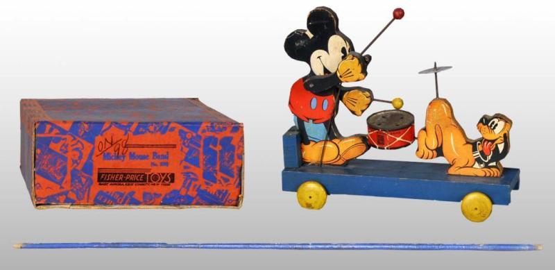 Appraisal: Fisher Price No Mickey Mouse Band Toy Description American Circa