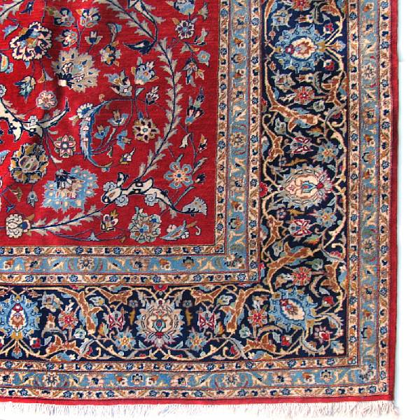 Appraisal: A Kashan carpet size approximately ft in x ft in