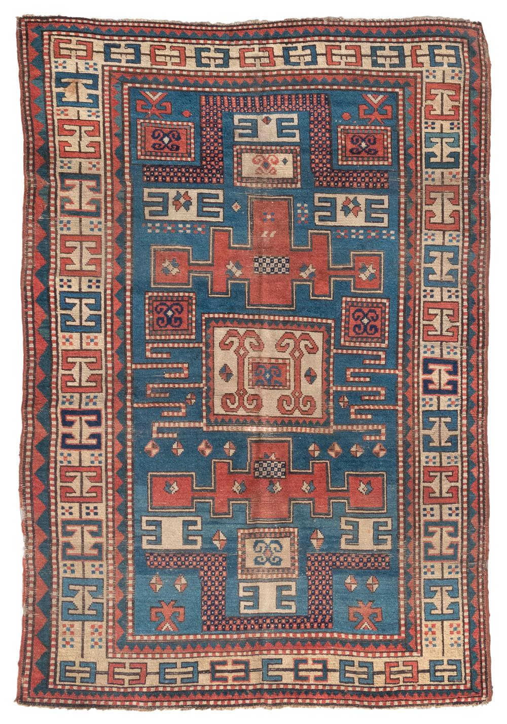 Appraisal: KAZAK RUG X LATE TH CENTURYKAZAK RUG ' X '