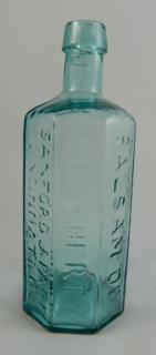 Appraisal: Medicine octagonal bottle Medicine- octagonal marked vertically on five panels