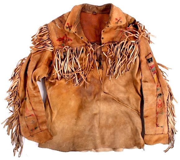 Appraisal: Plains Frontiersman Tanned Hide Jacket For sale is this lot