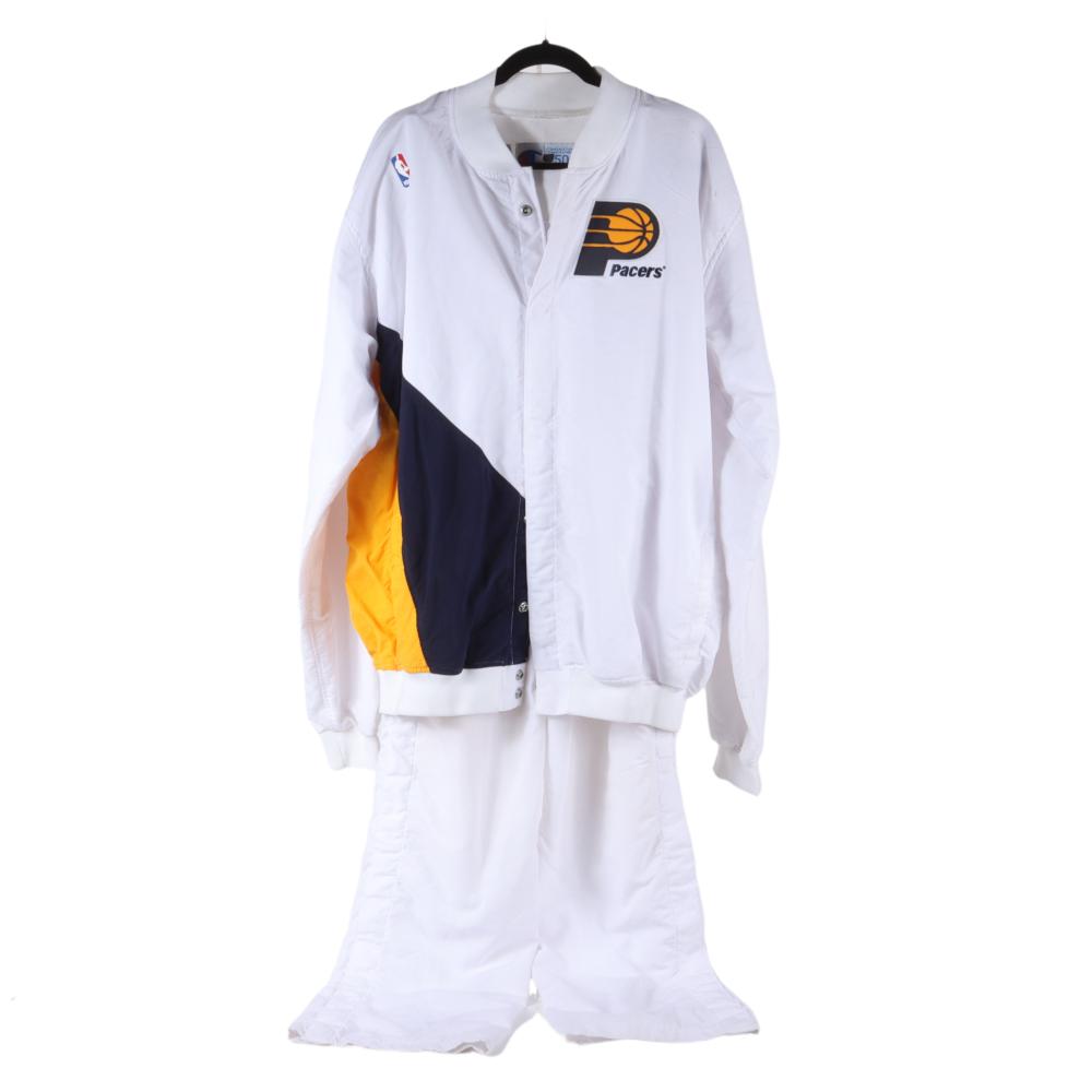 Appraisal: RIK SMITS INDIANA PACERS GAME USED WARM UPSRik Smits Indiana