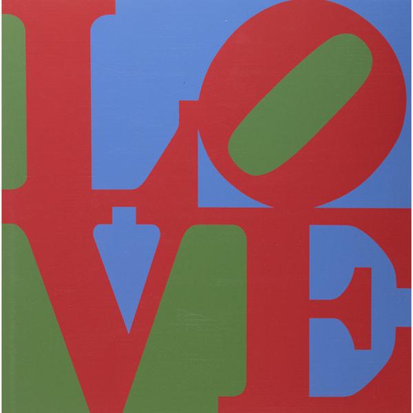 Appraisal: TWO CONTEMPORARY WORKS OF ART Robert Indiana American b Love