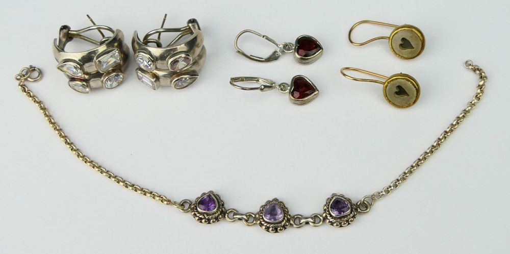 Appraisal: LOT OF PIECES OF VINTAGE COSTUME JEWELRY To include sets