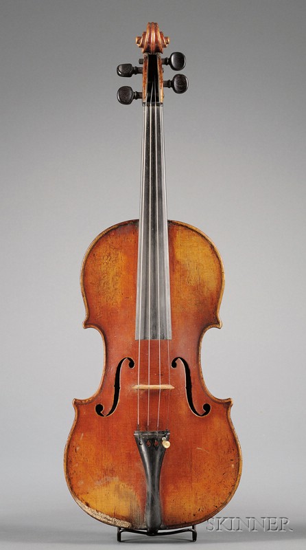 Appraisal: French Violin Derazey Workshop c labeled H DERAZEY A MIRECOURT