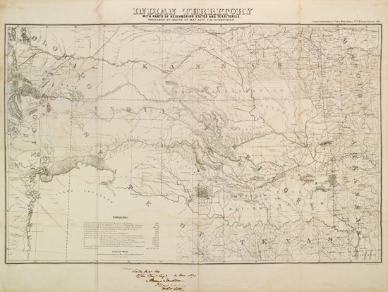 Appraisal: SCHOFIELD J M Major General Indian Territory with Parts of