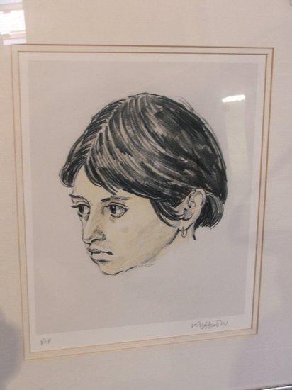 Appraisal: AFTER KYFFIN WILLIAMS - Head study of a young girl