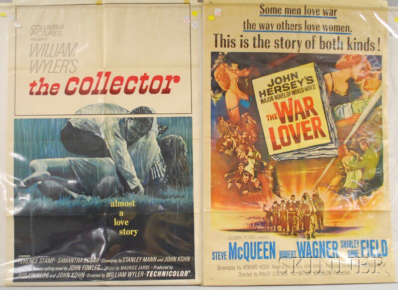 Appraisal: The Collector and The War Lover Movie Posters Columbia U