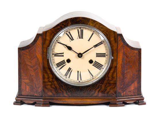 Appraisal: Sale Lot An English Walnut Cased Shelf Clock wilson harwood