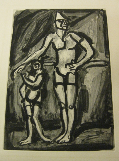 Appraisal: GEORGES ROUAULT Clown et Enfant Aquatint x mm x inches