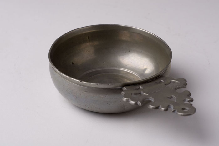 Appraisal: PEWTER PORRINGER THOMAS DANFORTH BOARDMAN - AND SHERMAN BOARDMAN -