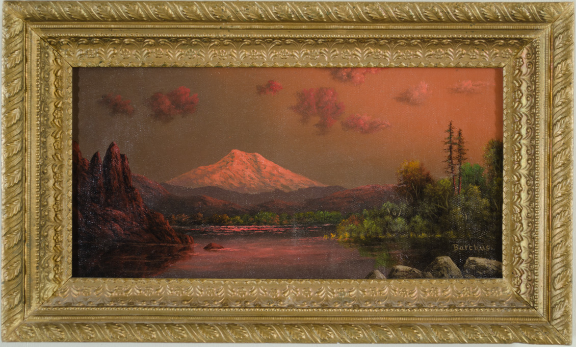 Appraisal: ELIZA R BARCHUS OIL ON CANVAS Oregon - Mount Hood