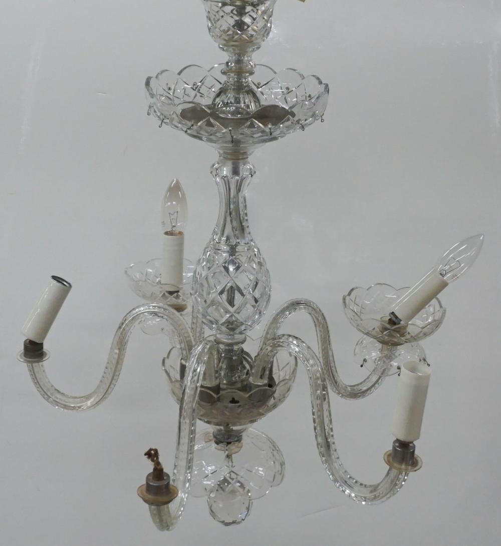 Appraisal: Cut Crystal Chandelier possibly Waterford