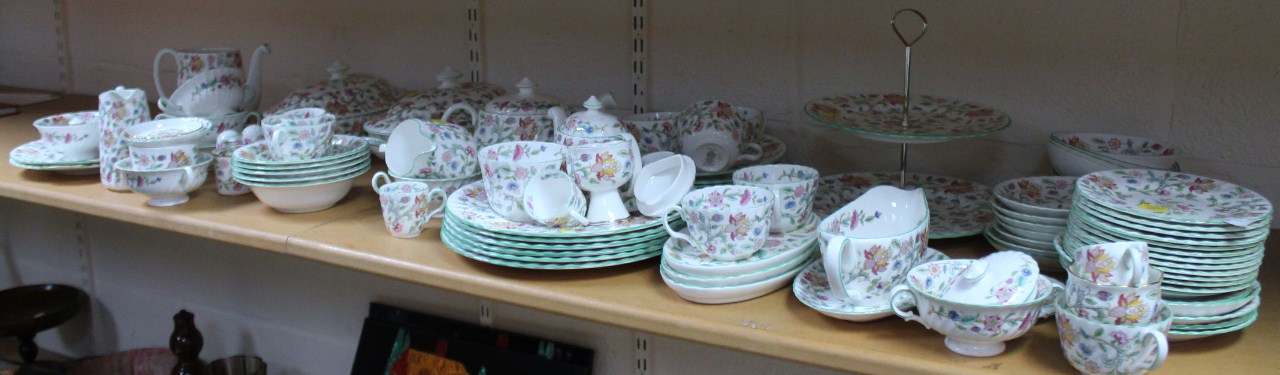 Appraisal: A thC Minton Haddon Hall comprehensive part dinner service to