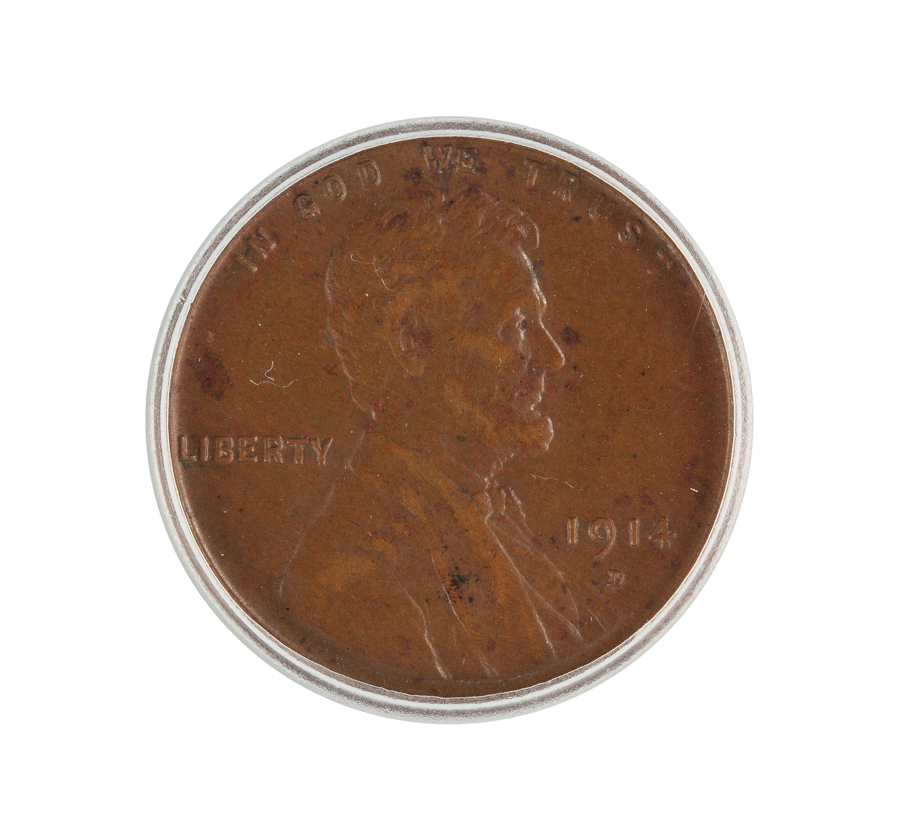 Appraisal: -D Lincoln Wheat One Cent ICG EF