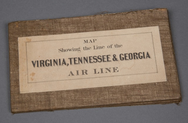 Appraisal: Map Showing the Line of Virginia Tennessee Georgia Air Line