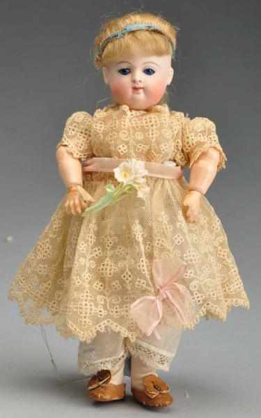 Appraisal: Early Kestner Child Doll Description German bisque socket head with