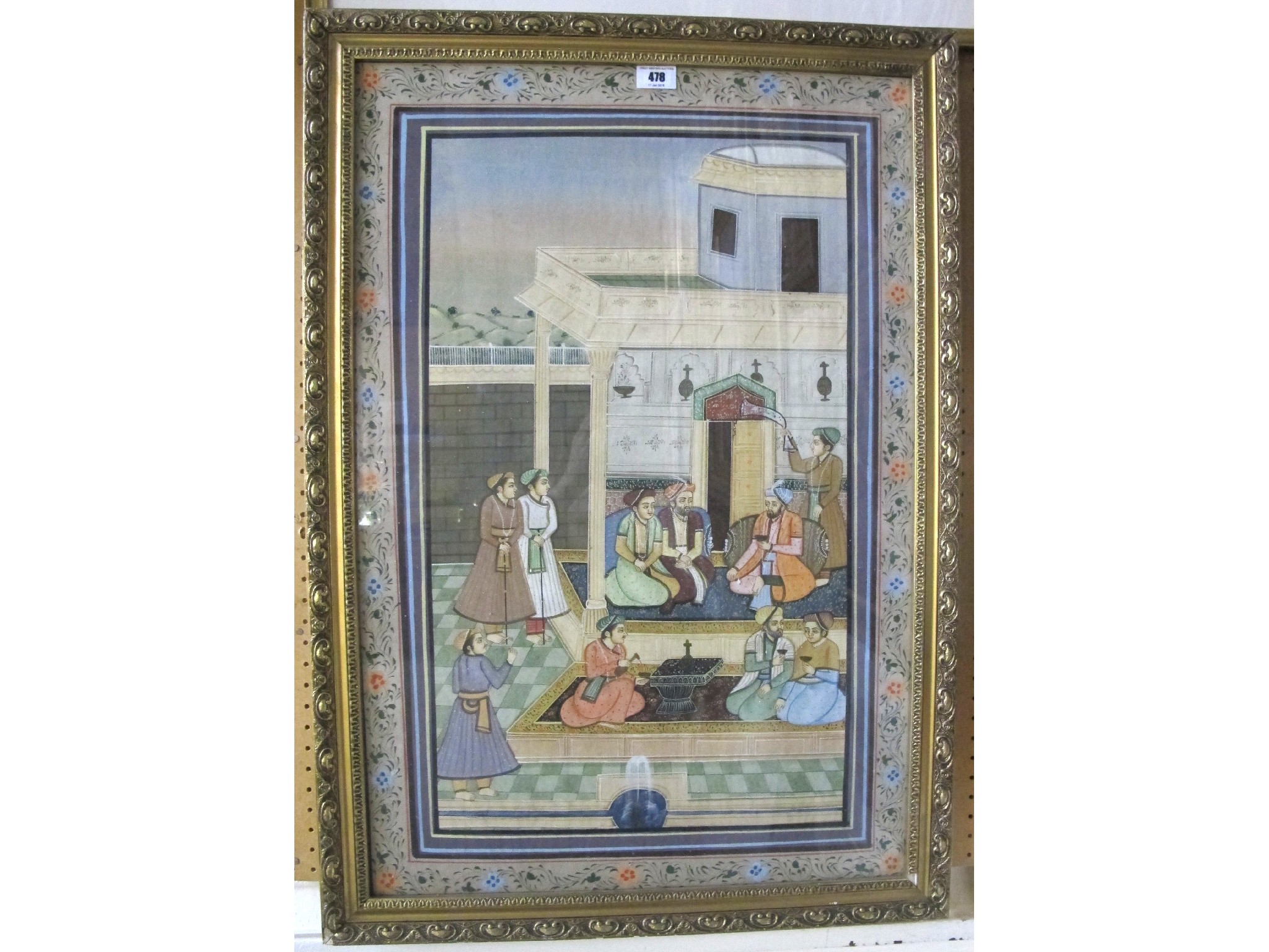 Appraisal: INDIAN SCHOOL Marriage Rituals watercolour