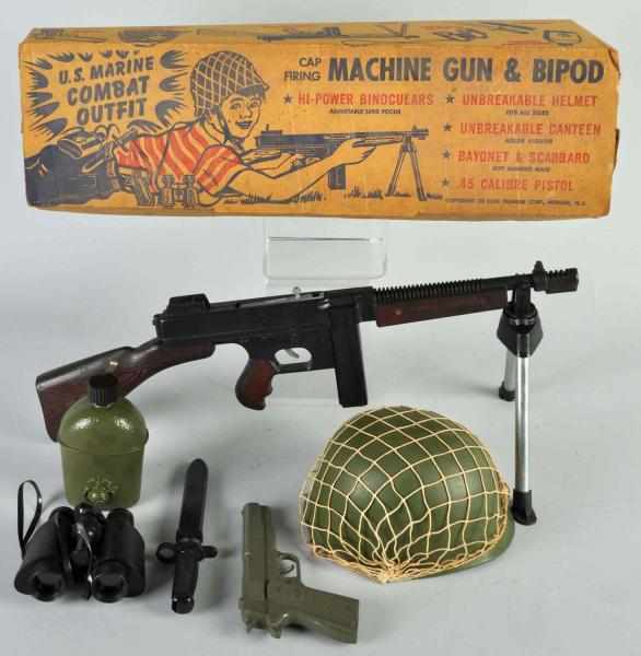 Appraisal: Lot of Military Gun Toy Sets Description American Includes one