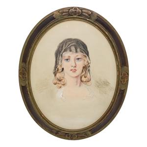 Appraisal: Artist Unknown th th Century Portrait of an Italian Girl