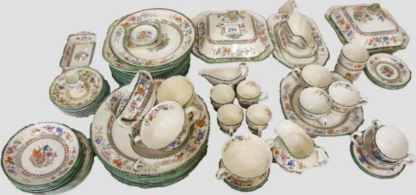 Appraisal: A large collection of Spode Chinese Rose Dinner and Tea