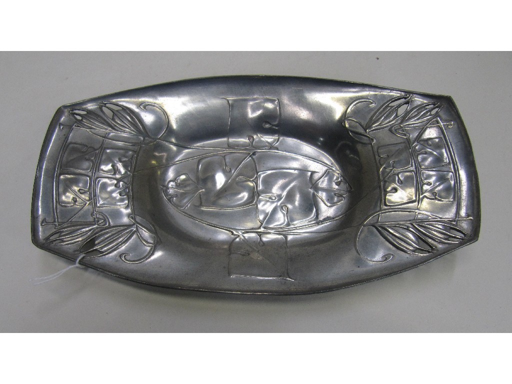 Appraisal: Tudric pewter dish by Liberty Co No