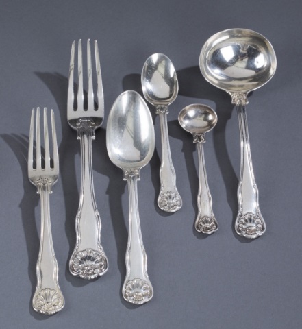 Appraisal: Eley and Fearn George III Sterling Flatware London William Eley