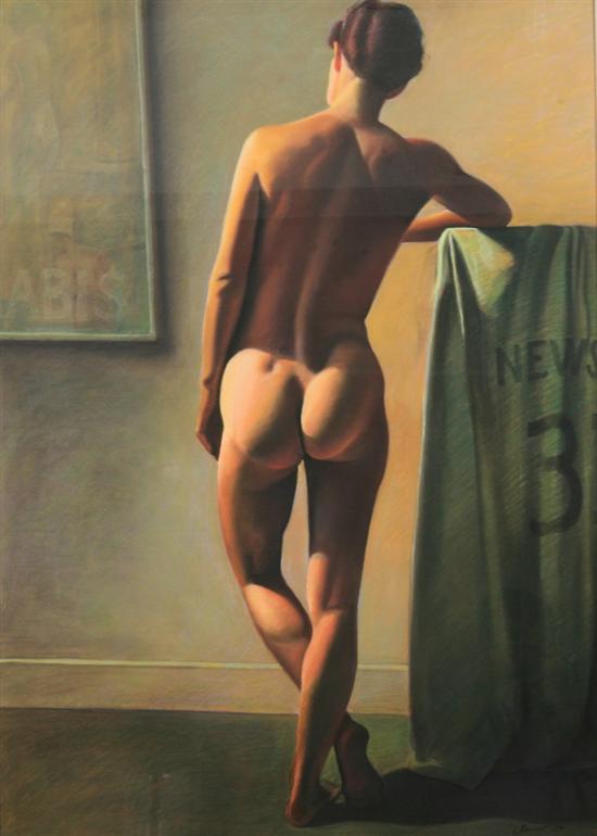 Appraisal: SERGE CLEMENT French b STANDING NUDE signed and dated '