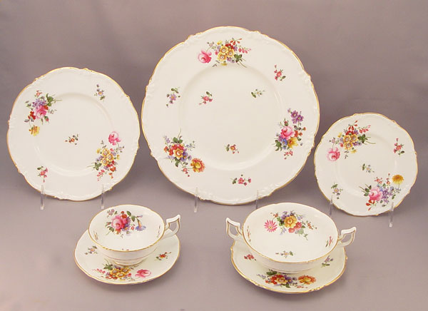 Appraisal: ROYAL CAULDON ''MARITA'' FINE BONE CHINA SERVICE pieces to include