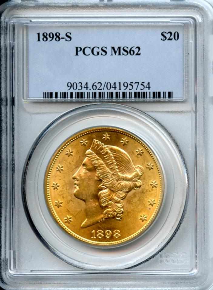 Appraisal: -S MS PCGS A nice San Francisco Mint double eagle