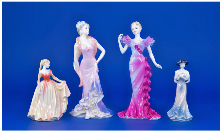 Appraisal: Coalport Figures in total Bewitching inches in height Happy Anniversary