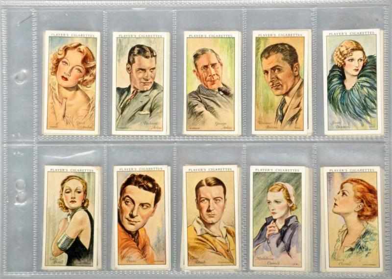 Appraisal: Lot of Movie Star Tobacco Card Sets Description This lot