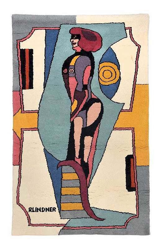 Appraisal: Richard Lindner New York Germany France - Abstract Figural Mother