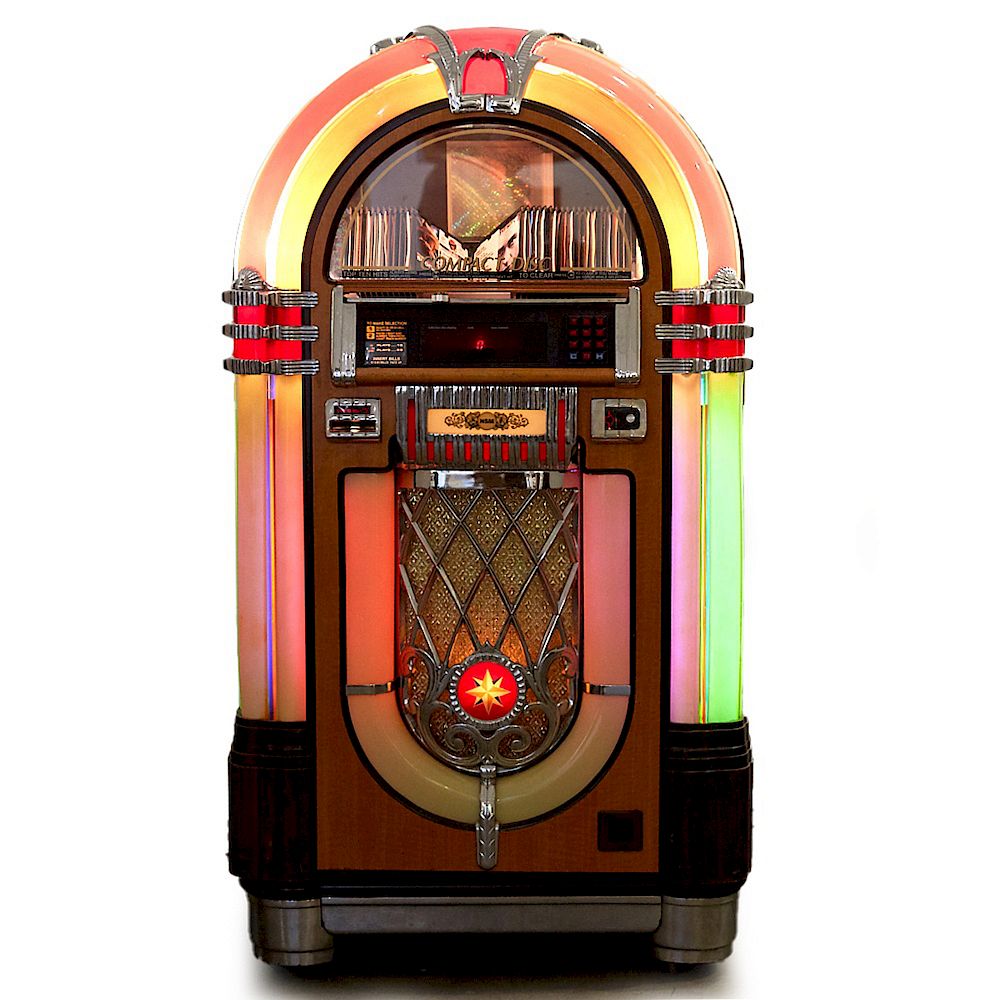 Appraisal: NSM CD Jukebox Nostalgia Gold II Retro Art Deco Style