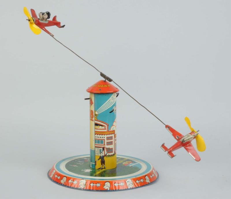 Appraisal: Marx Tin Litho Wind-Up Popeye Express Tower Toy Better version