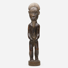 Appraisal: Baule artist ASIE USU BUSH SPIRIT FIGURE C te d