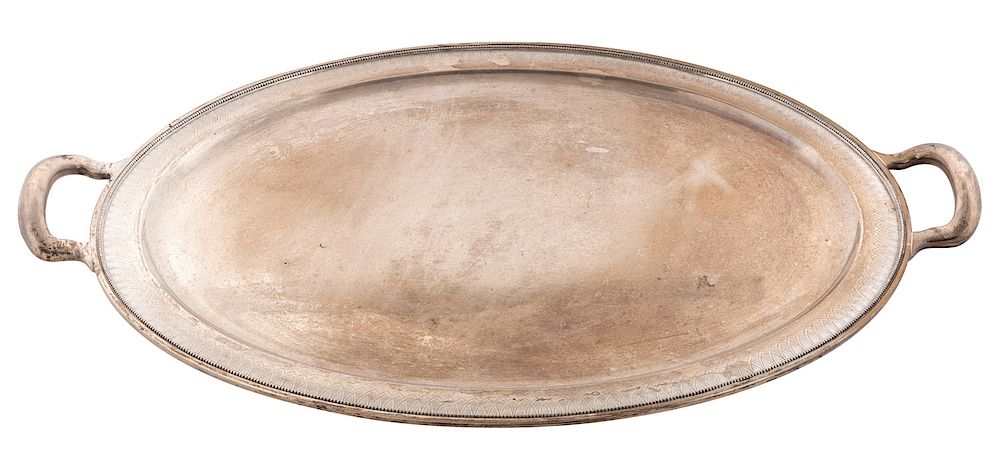 Appraisal: A TIFFANY CO SILVER TRAY NEW YORK - A TIFFANY